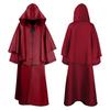 Middle Ages Hooded Robe Cloak Wizard Role Playing Costume For Event Halloween