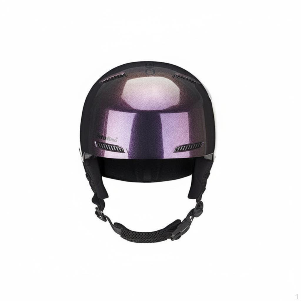Ski Helmet, Adult, Adjustable Strap, Lavender, Ear Protection, Powder Sports M