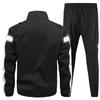 Sports Suit Men's Spring and Autumn New Reflective Label Two-piece Set Running Casual Sportswear Couple Outfit