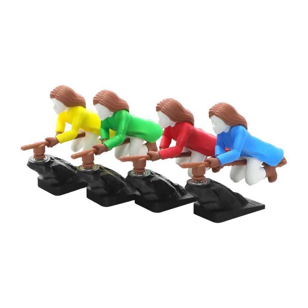 Hexe und Auto Drift Dekoration Ornament