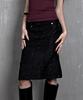 Darling Your Bad Gothic Jacquard Midi Skirt #Black