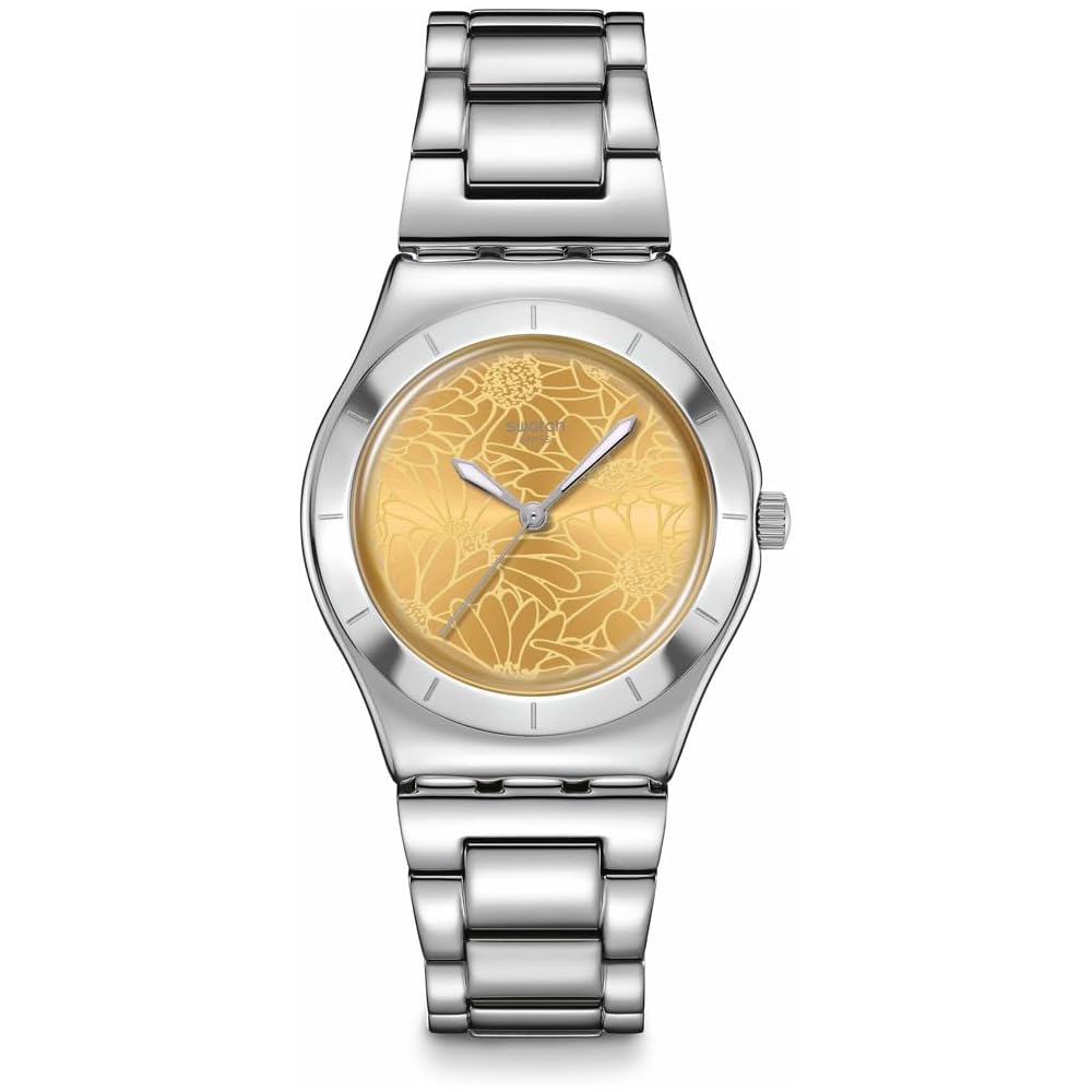 

Swatch IRONY MEDIUM PETAL SWIRL Wristwatch YLS236G Women s Gray