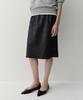 EAAH Jacquard Banding Midi Skirt (Black)