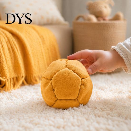 Kids Game Sandbags Creative Outdoor Footbag, Soft Suede Bean Bags for Kids, Soccer Stress Relief Throwing Sandbag Toys, Juggling Balls Play Props
