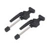 2PCS Clamping Elements Black Ergonomic Handle Adjustable Labor Saving Woodworking Quick Clamps for