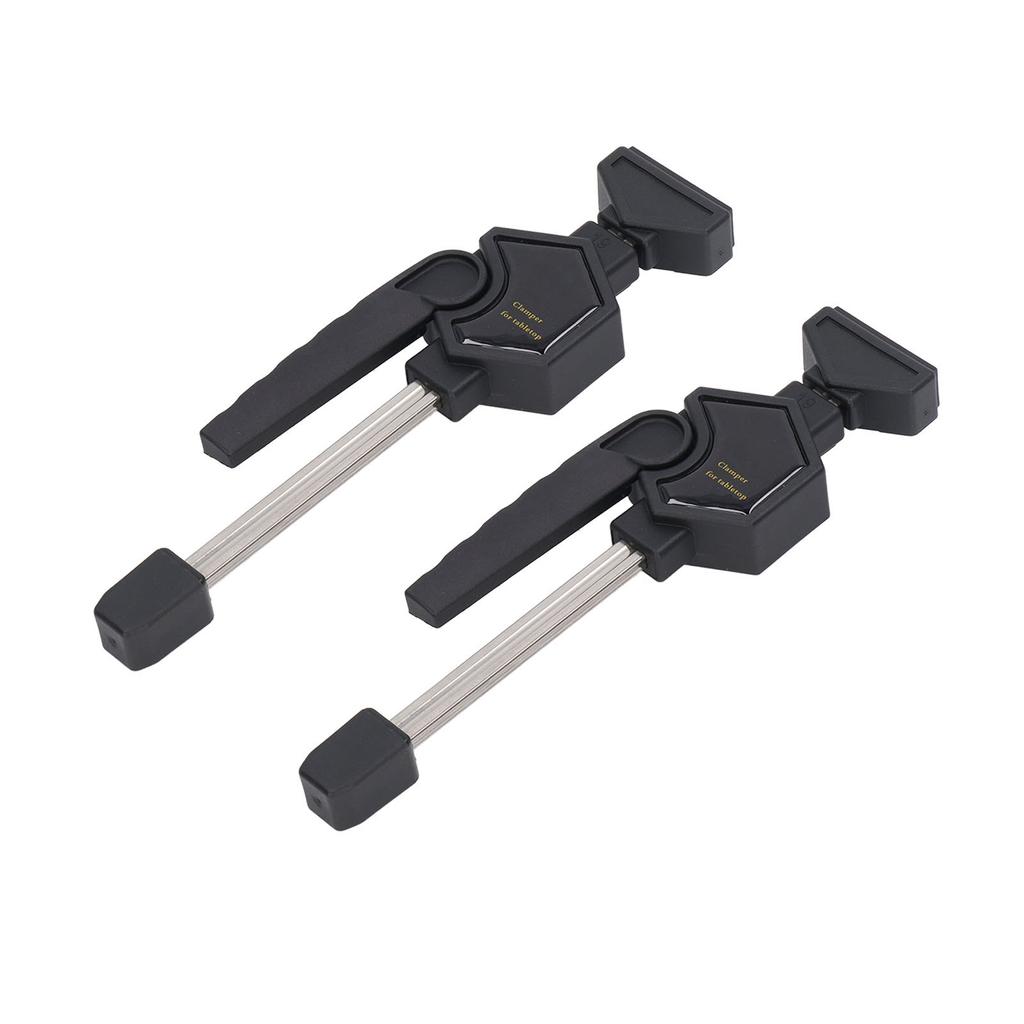 2PCS Clamping Elements Black Ergonomic Handle Adjustable Labor Saving Woodworking Quick Clamps for