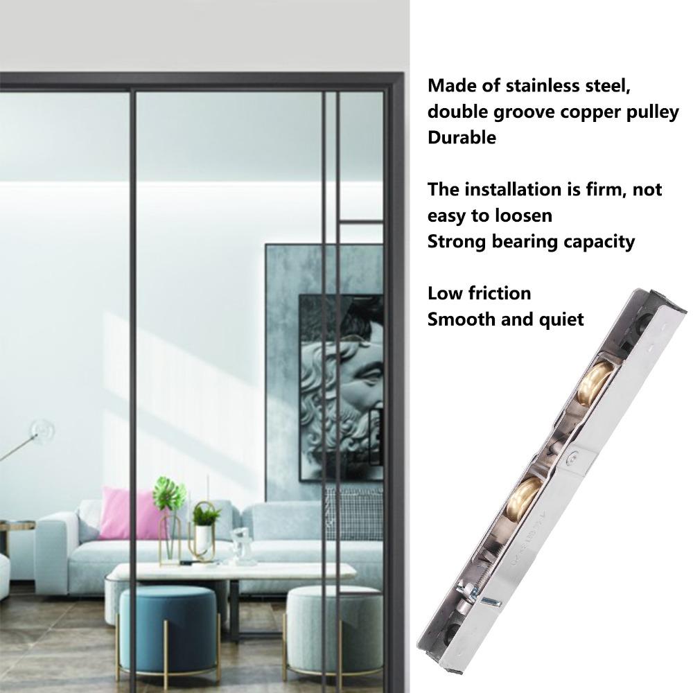 Durable Window Pulley Stainless Steel Push-Pull Door Pulley Sliding Door Roller  Patio Door