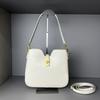 Leather Bucket Bag, Underarm Commuter Bag Soft 16, Large Capacity Single-shoulder Crossbody Bag