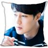 New So Ji Sub KPOP Boy Pillow Cover Bedroom Home Decorative Pillowcase Square Zipper Pillow Cases Satin Soft No Fade 0824