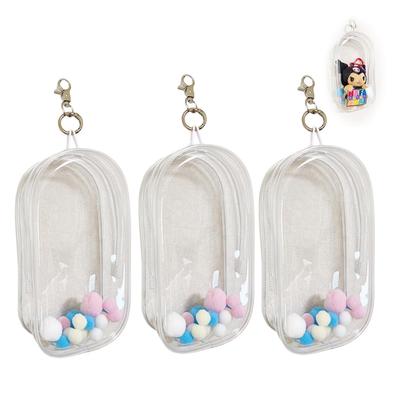Startseite Oshinui Tasche, Oshinui Tasche, Ita Tasche, Transparent, Wasserdicht, Staubdicht, Tragbar, Puppentasche, Plüschtier, Ausflug Display (3 durchsichtige Beutel)