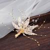 2020 New Bridal Red White Set Headdress Fairy Beautiful Flower Side Clip Hair Accessories Toast Clothing
