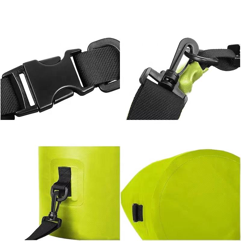 Ultra Lightweight 10 Liter Dry Bag Waterproof 500D PVC Backpack Foldable Dry Bag