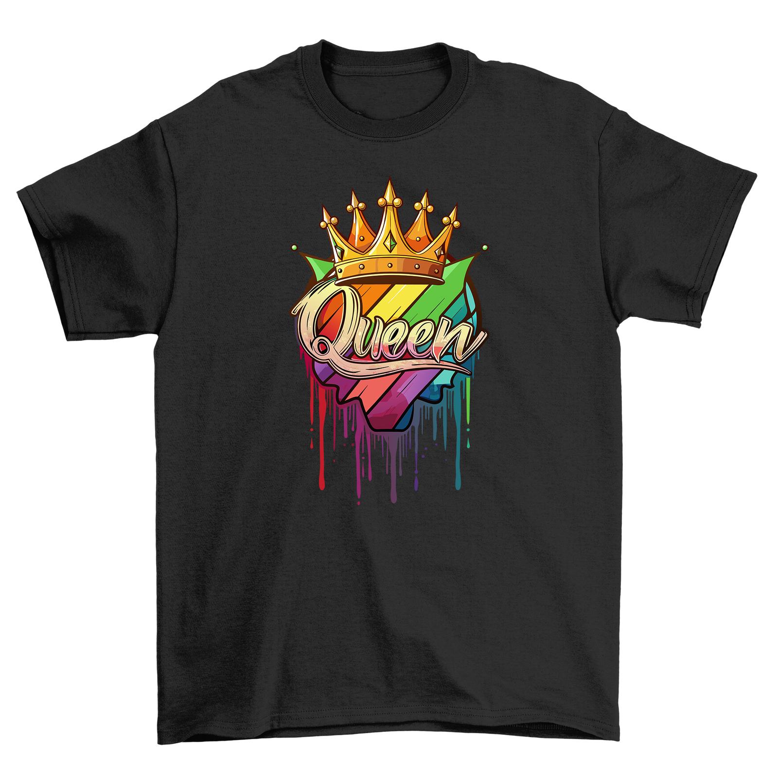 Pride_54 Rainbow Crown T-shirt Wear Your Crown with Pride Unisex Printe XXL