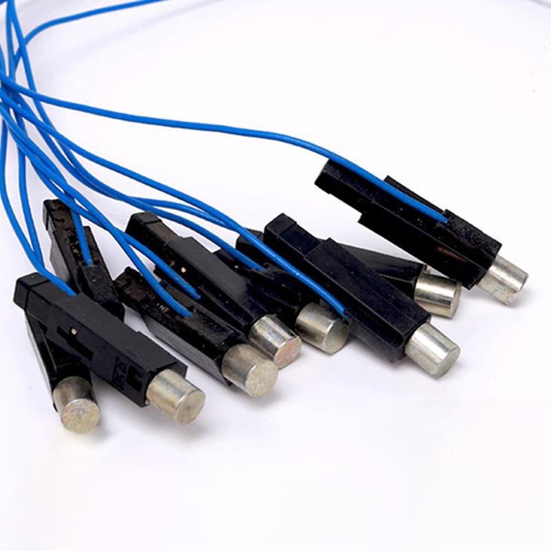 5Pcs 6*6*35Mm Piezoelectric Fire Wire Copper Cap Electronic Igniter Spray Lighter Stove Replacement Parts