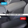 For Toyota Corolla 2014 2015 2016 2017 2018 2019 Car Armrests Box Cover Central Control Protector Pad Decorative Car Accessories