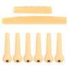 Acoustic Guitar Pins Pegs Guitar Bone Saddle Nut Guitar Parts Replacement Tool Accessory