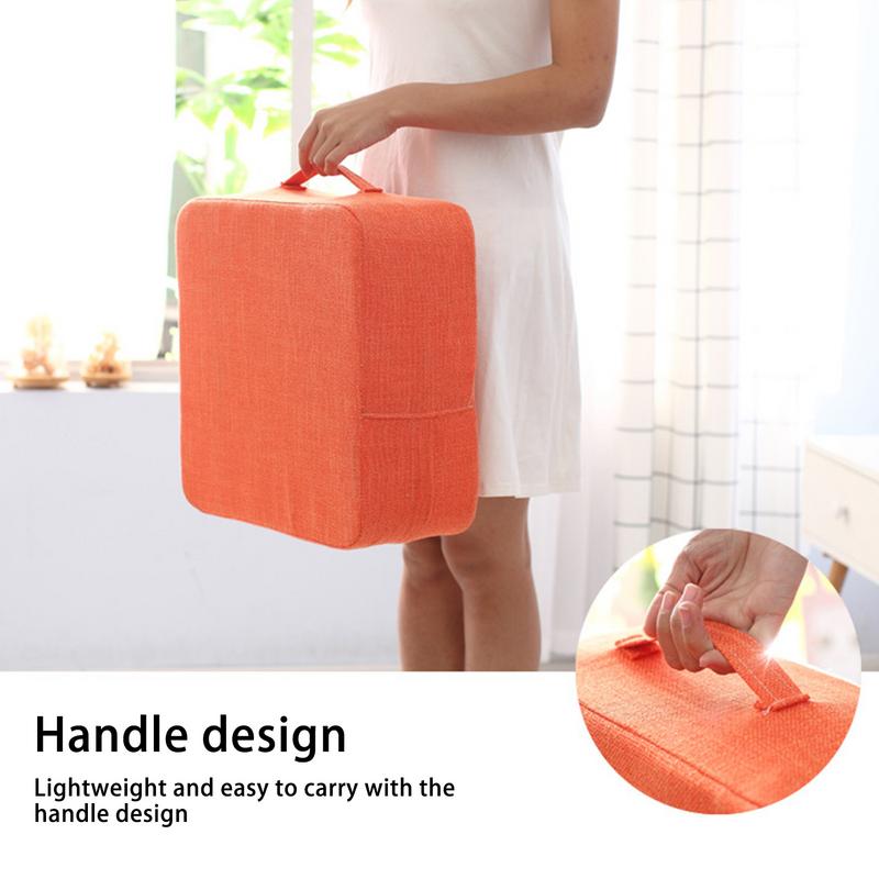 Thickened Japanese Tatami Removable Cotton Linen Cushions Multi-coloured Fashionable Highly Elastic Washable Cotton Linen Set