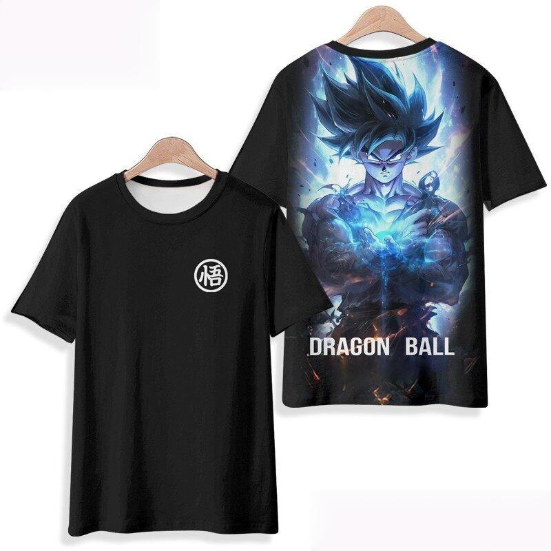 2026 Dragon Ball T-shirt Children's 3D T-shirt Fashion Children's Boy Short Sleeve Round Neck Casual Anime Super Saiya Wukong