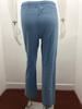 2026 Spring/Summer Women's Solid Color Cotton Linen Drawstring Wide-Leg Casual Pants