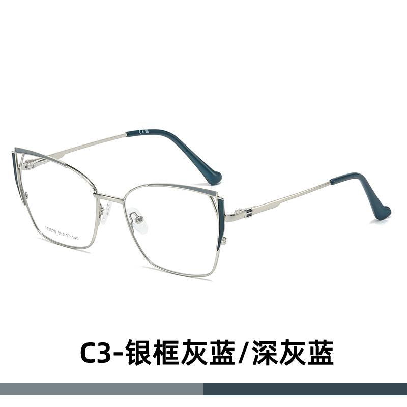M European and American gold silk fashion trend retro ins lady beautiful flat glasses can be matched with myopia glasses