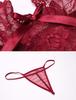 Lingerie Nightgown Smooth Fabric Sexy Lace Sleepwear Nightgown Half Slip Chemise Lingerie Nightgown Babydoll Sleepshirt [Avidlove] Women's