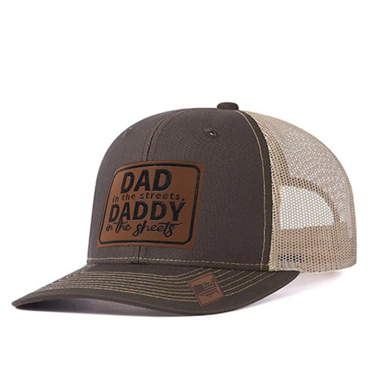 Mesh Hole Breathable Casual Bent Brim Hat Spring and Summer Outdoor Shade Baseball Sun Hat