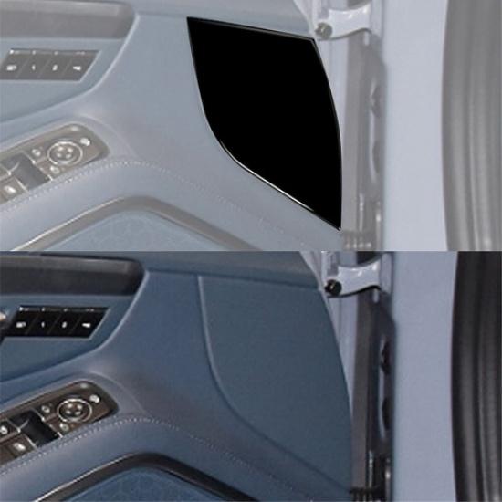 2Pcs Glossy Piano Black Door Panel Cover Trim For Porsche 718 Boxster Cayman