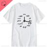 Men Tshirt Funny Math Clock Graphic Tshirts Summer Casual Loose Tops for Men Short Sleeve Tshirt Male Tops Ropa Hombre Camisetas