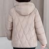 Plus Size L-5XL Fashion Female Coat Winter Jackets Hooded Loose Thick Warm Middle Age Women Parkas