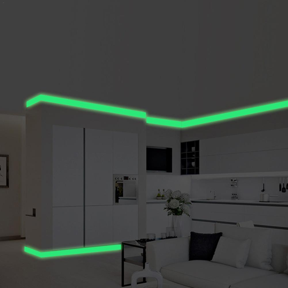 Luminous Band Baseboard WallPaper Stickers Living Room Bedroom Eco-Friendly Home Decor Decal Glow In The Dark DIY Strip Stickers