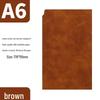 Customized A6 Soft Leather Notebook with Logo Printing, Pen Holder, and Soft Cover Business Journal
