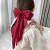 Bright Color Large Bow Decor Women Lightweight Hair Clip Hair Accessories Daily Party Wedding
