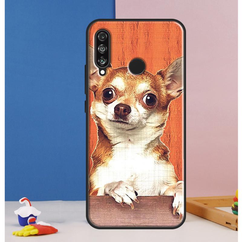 

Cartoon Chihuahua Dog Case For Huawei Nova 12i 11i 8i 7i 12s Y73 Y70 Y90 Y60 Y72 Y61 Y91 9 10 SE P40 Lite P30 Pro Huawei Nova Y72