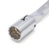 19mm Ledhuvud Kombinationshylsnyckel Bilreparationsverktyg Silver