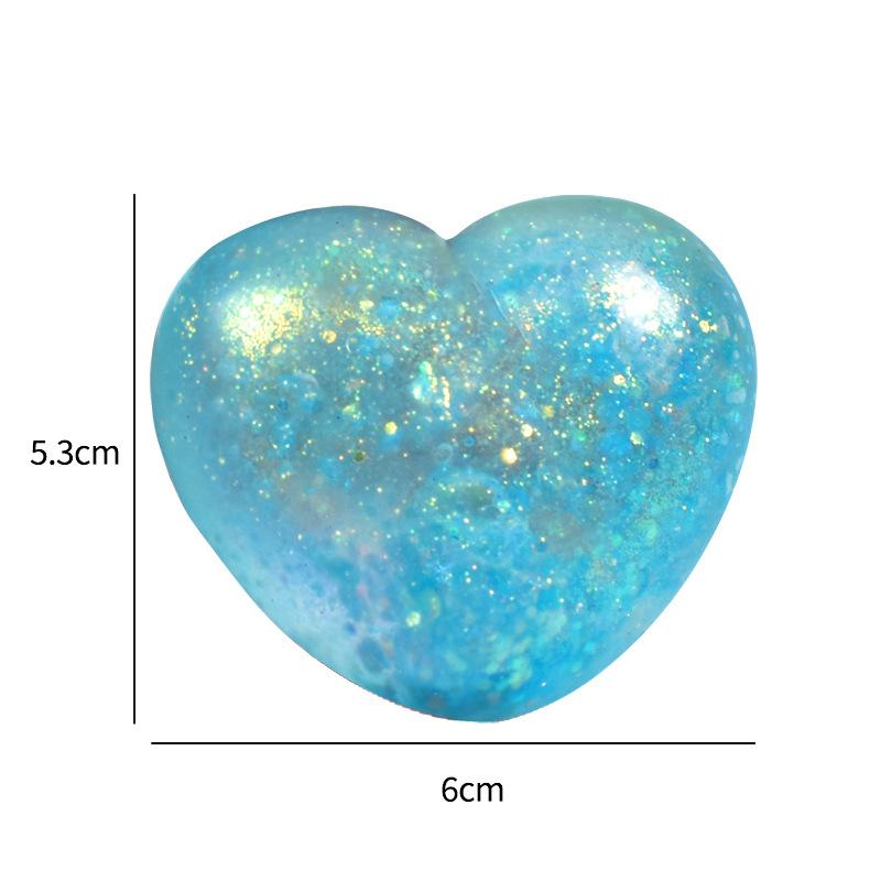 Maltose Cute Colorful Aurora Love Squeezing And Venting Toy Slow Rebound Stress Relieving Toy Adult Gift