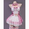 NEKOPARA Chocola Vanilla Cute Soft Girl Lolita Dress Cosplay Costume Full Set Women Anime Halloween Comic Con Carnival Outfit