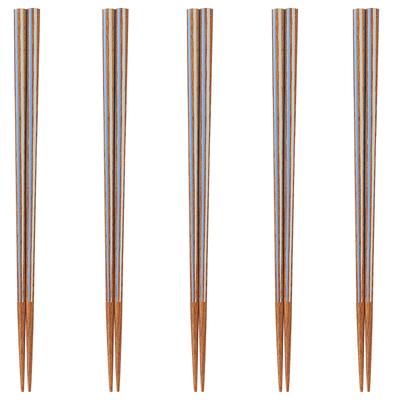 Happy Set of Made In PID3169 J-kitchens Chopsticks, 5, Material Wood, Chopsticks, Japan,