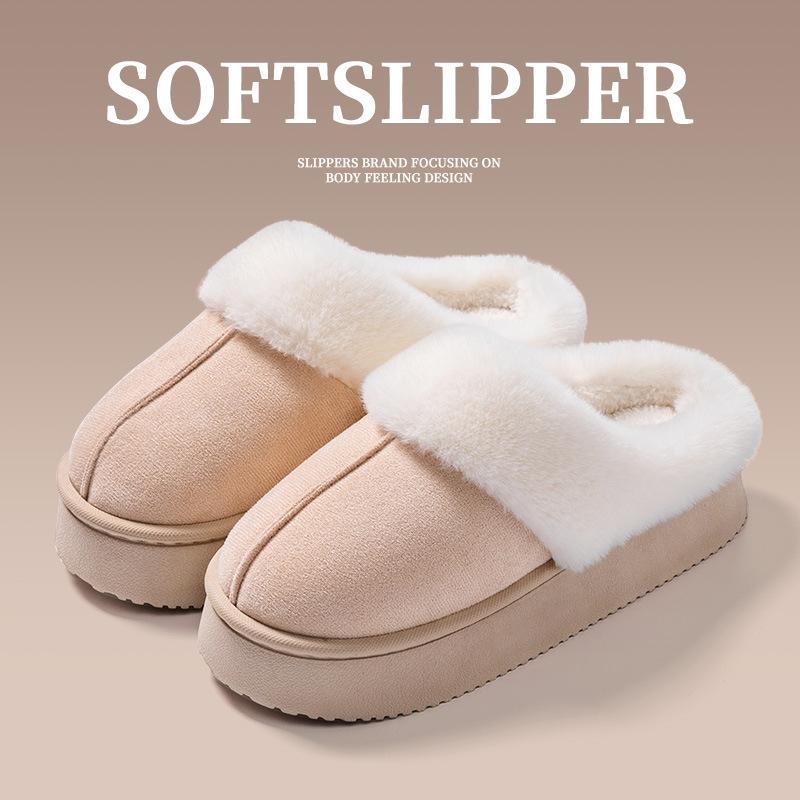 

Женские и мужские нескользящие водонепроницаемые хлопковые тапочки: Тихая, Толстоподошвенная, Износостойкая Обувь для Дома и Пар в Заточении. 40/41 fits 39-40