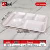 Melamine Sectioned Cafeteria Food Tray