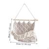 Macrame Wall Hanging Tapestry Woven Tapestry,Storage Pocket,Art Decoration,Hanging Plant Holder for