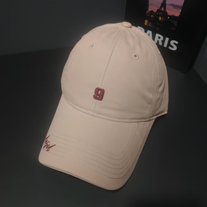 Versatile face small sunshade baseball cap women's sunscreen letter embroidered cap men's outdoor leisure hat