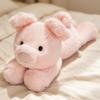 Animale sdraiato con braccia lunghe Peluche con braccia pesate Morbido cuscino di peluche Maiale Leone Coniglio Mucca Elefante Bambola Regalo per Bambini e Bambine