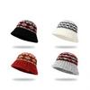 Knitted Beanie Hat, Slouchy Hat, Warm Ear Protection, Jacquard Loose Knit Cold Weather Ha