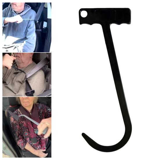 1/2Pcs Seniors Seatbelt Catcher Elderly Disabled Seat Belt Grabber Universal Automotive SUV Truck Seatbelt Reacher Hook Tool Daily Living Aid