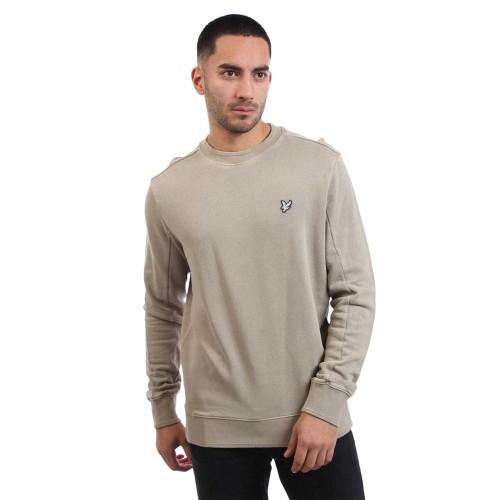 Lyle & Scott Mens Dyed Crew Neck Sweatshirt