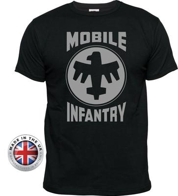 Starship Troopers Tshirt Ricos Mobile Infantry TShirt Unisex Ladies Fitted