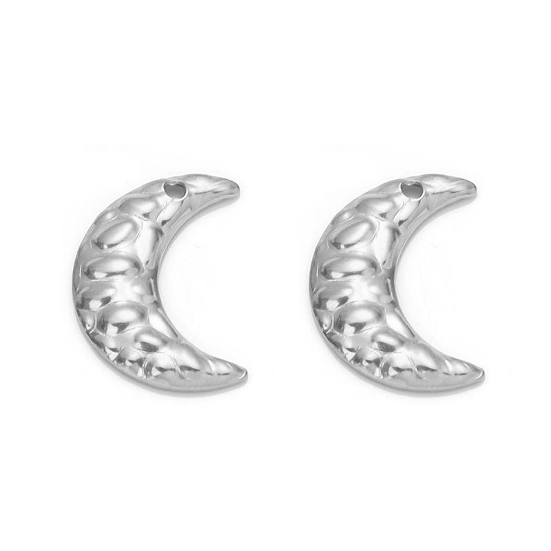 10Pcs/Lot Stainless Steel Earring Pendant Steel Gold Stripe Multi Size Style Pendant Diy Fashion Earhook Necklace Accessories