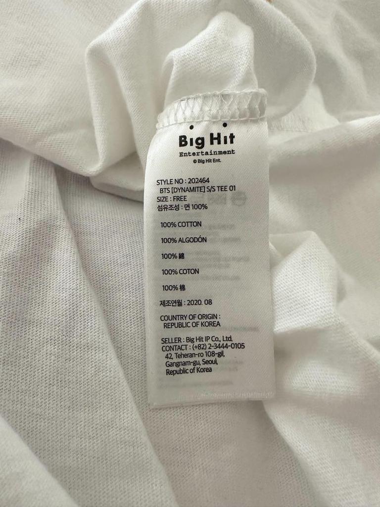 [USED] BTS Dynamite S/S TEE 02 T-shirt