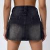 Womens Skirt High Waisted Stretchy Jean Skirts Casual Slim Fit Short Skirts