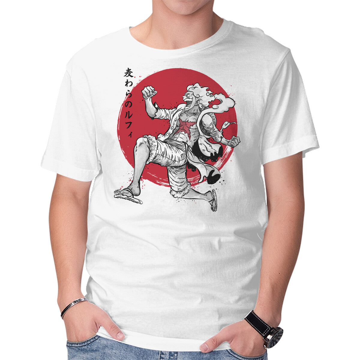 Unisex Crew Neck T-Shirt The Awakening Of Sun God Sumi-e Graphic Short Sleeve Casual Tee XXXXL